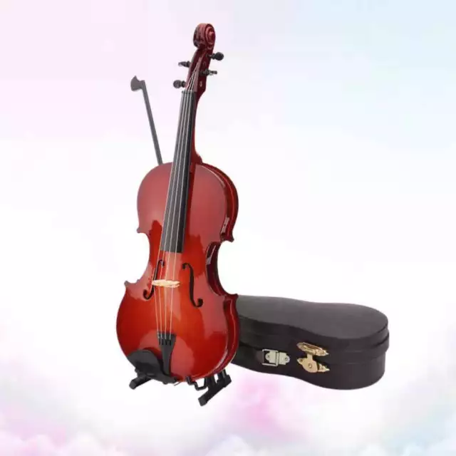 Violon De Bureau Miniature Instrument Musique Mini-jouet Décor 2