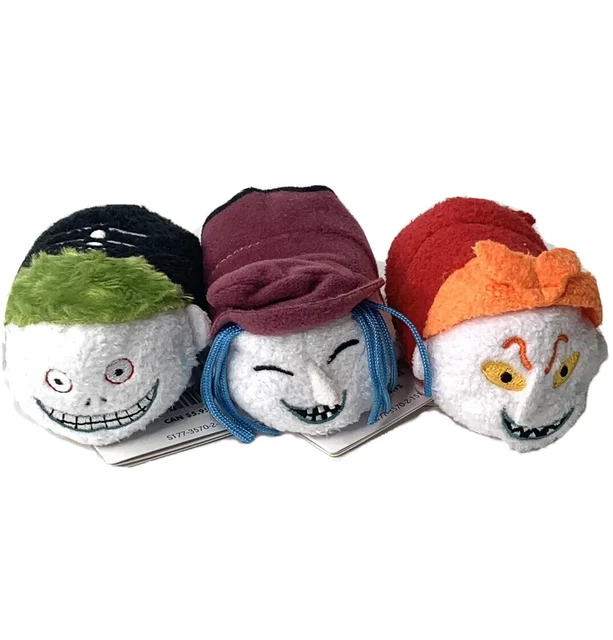 Disney Nightmare Before Christmas Lock Shock Barrel 3” Tsum Tsum Mini Plush Toy