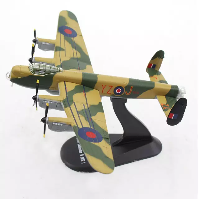 Lancaster MK1 Bomber 617 Bomber Squadron Aircraft Fighter Model Collection 1:144 2