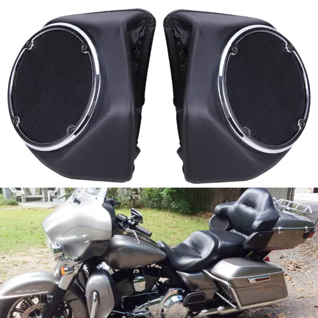 6.5'' Rear Speakers Pods For Harley Touring King Tour Pak Street Glide 2014-2023