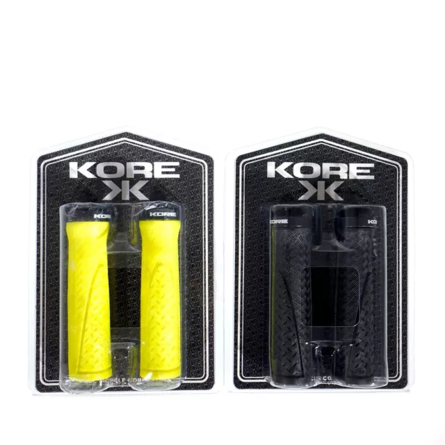 Kore Contour Lock-on Grips Bike Bicycle handlebar Grip BMX MTB Dirt Jump 135mm