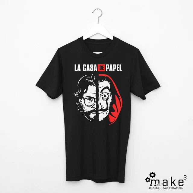T SHIRT LA CASA di Carta 3 tshirt maglia maglietta netflix tokio telefilm EUR 16 90 PicClick IT