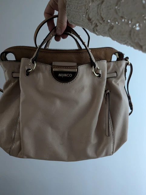 MIMCO LOCOMOTIVE GREAT Condition Large Shoulder Bag Nude 49.00 PicClick AU