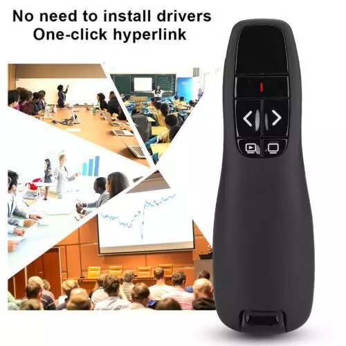 Wireless PPT Presenter with Red Laser Pointer - Professional Receiver