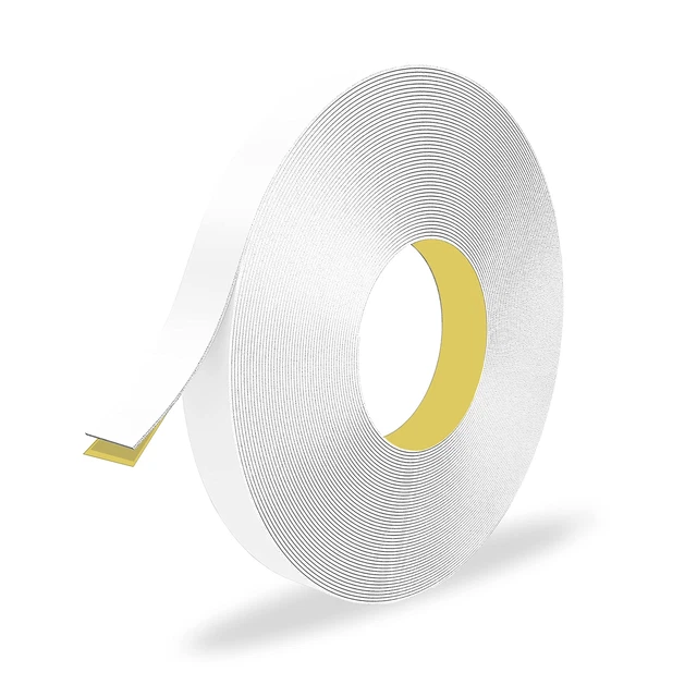 White PVC Edge Banding Tape 3/4 inch x 25 ft - Peel and Stick Strong