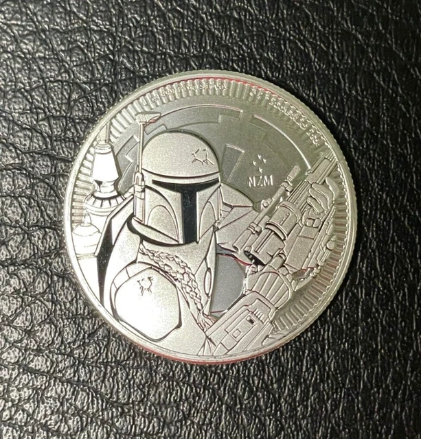 ⭐2020 Niue 1 oz Silver Official Star Wars Boba Fett Coin⭐
