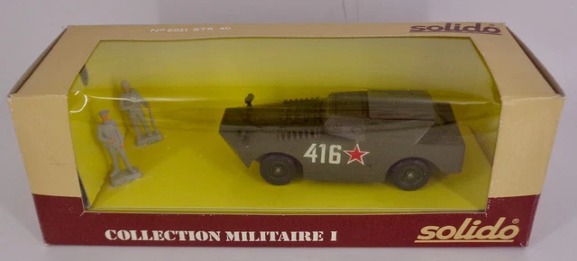 Solido BTR 40 Lance-roquettes N°225 01/71 Miniature Militaire 1/43 Neuve