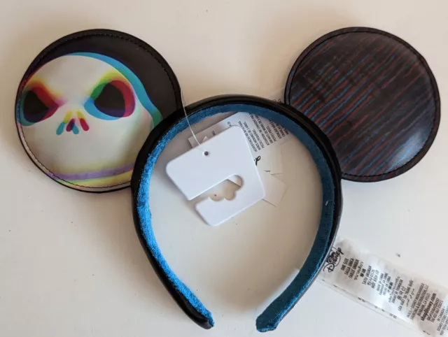 Disney Nightmare Before Christmas Jack Skellington Ears Headband Halloween 2022
