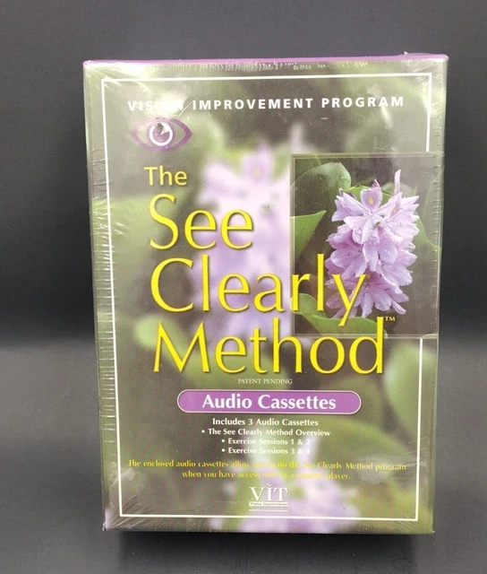 Casetes de audio y libro The See Clearly Method, nuevos, sellados