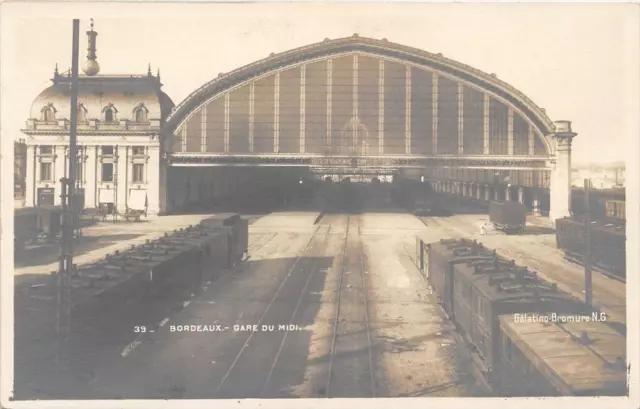 Cpa 33 Bordeaux La Gare Du Nord