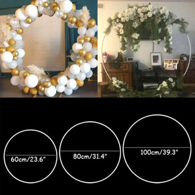 PVC RING BALLOONS Arch Circle Balloon Stand Background Holder DIY