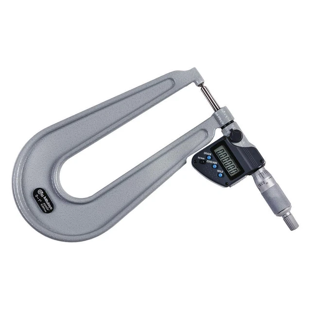 MITUTOYO 389-371-30 Micrometer,Sheet Metal,S-S 0-1"IP65