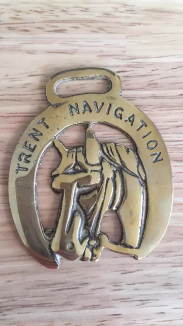 Vintage Trent Navigation Horse Brass