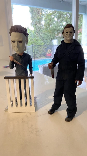 Royal Bobbles Halloween Michael Myers Bobblehead Figurine Mezco 8” Figure Lot