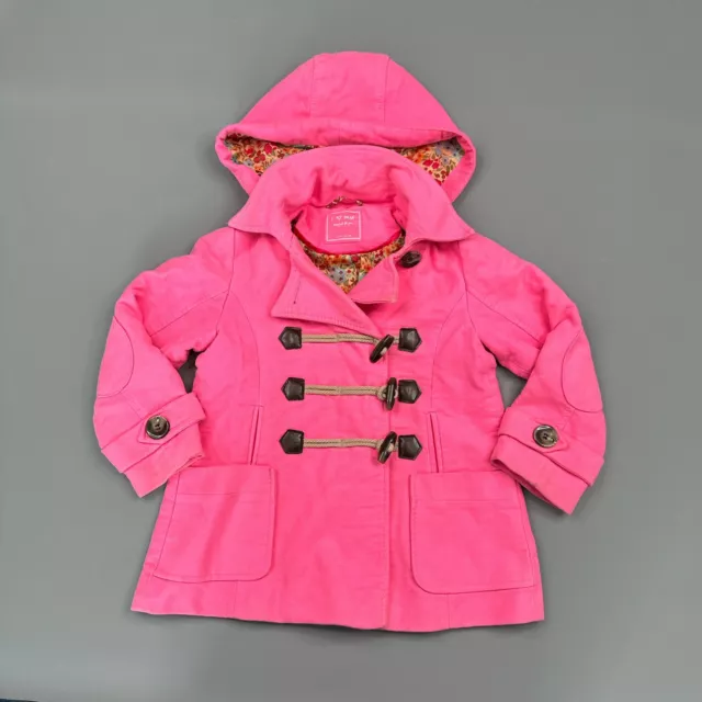 Cappotto Next Bambini Età 5-6 Anni Ragazze Rosa Paddington Orso Borsone Fodera Floreale