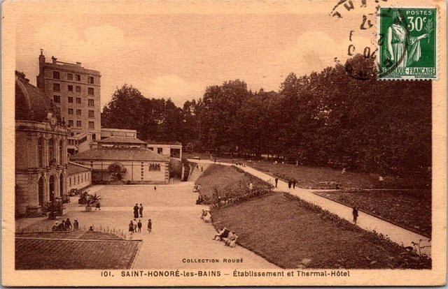 *44230 cpa Saint Honoré les Bains - thermal establishment