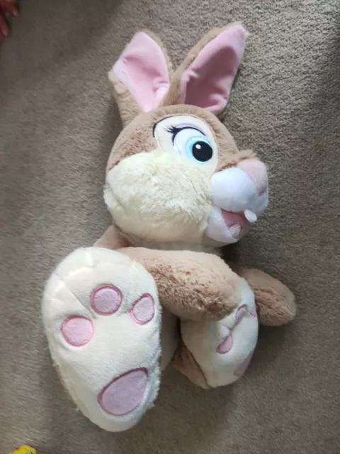 Thumper Plush Soft Toy Disney Store 14” Tall Bambi Gift Bunny Baby
