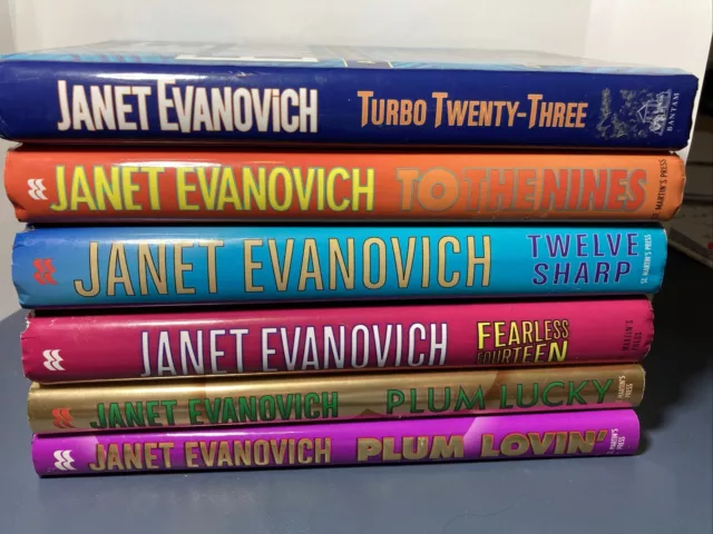Lot of 6 Janet Evanovich Hardcover Books Stephanie Plum Series