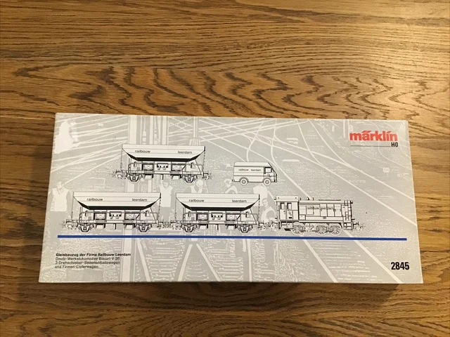 MÄRKLIN 2845 HO Zug-Set Gleisbauzug Railbouw Leerdam EUR 86,55 ...
