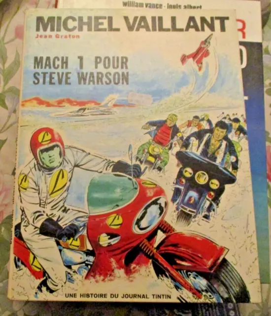 Michel Vaillant Mach 1 pour Steve Warson GRATON BD EO DARGAUD 1968 TBE