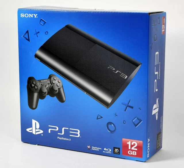 CONSOLA SONY PLAYSTATION PS3 12 GB, UK PAL, CECH-4003A, Charcoal