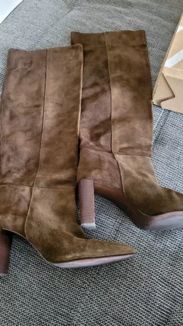 Zara Stiefel Wildleder Blogger Schuhe Größe 40 Sexy Elegant