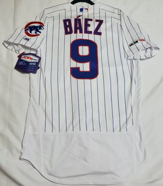 Majestic JAVIER Javy BAEZ Chicago Cubs MLB Baseball Jersey #9 Size