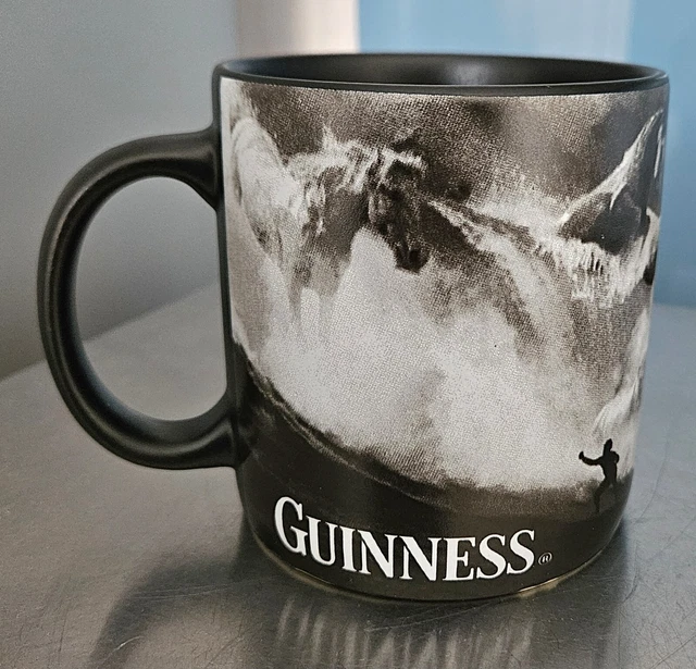Guinness Mug 1 pint Featuring the Horse in the Surf From the 1999 TV Advert -C12