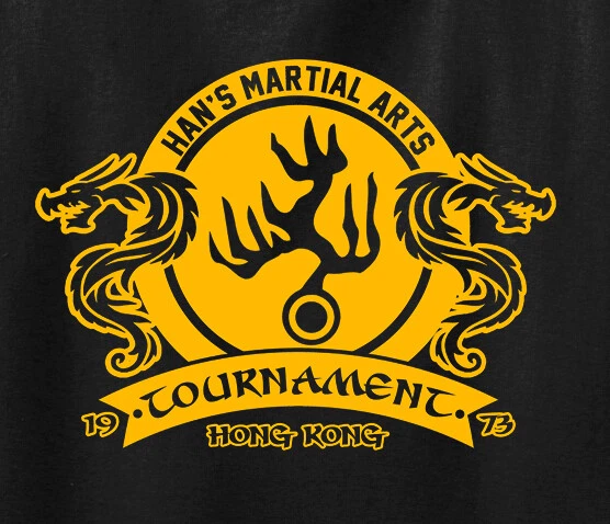 Enter The Dragon Inspired Hans Martial Arts Maglietta - Bruce Lee Arti Martiali MMA 2