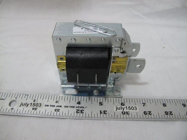 (1) NEW Dormeyer 7612 Laminated Solenoid 120v laundry latch door game