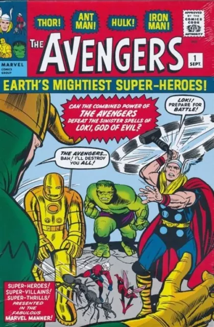 AVENGERS OMNIBUS VOL #1 HARDCOVER Jack Kirby DM Variant Cover Marvel Comics HC