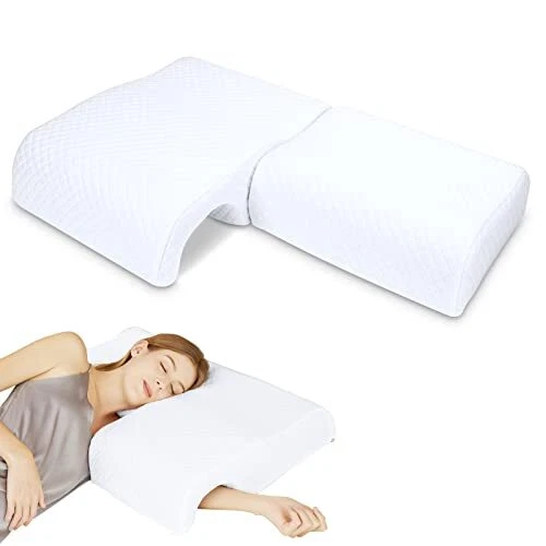 Memory Foam Pillow for Couples Adjustable Cube Cuddle Pillow Anti Pressure Ar...