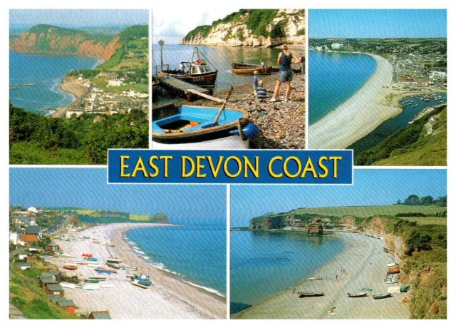 Postcard EAST COAST DEVON (REF.E28)