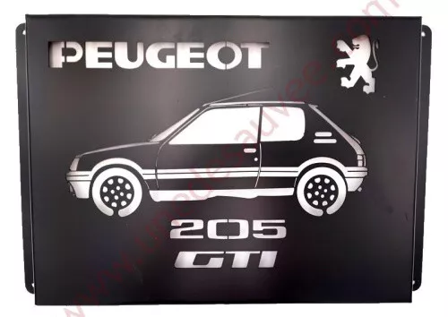 Lampe Ambience Support Acier Decope Laser Peugeot 205 Gti