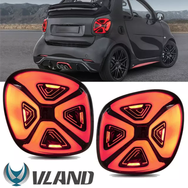 VLAND LED Fanali Posteriori Per 2016-2019 Mercedes Benz Smart 453 Fortwo/Forfour