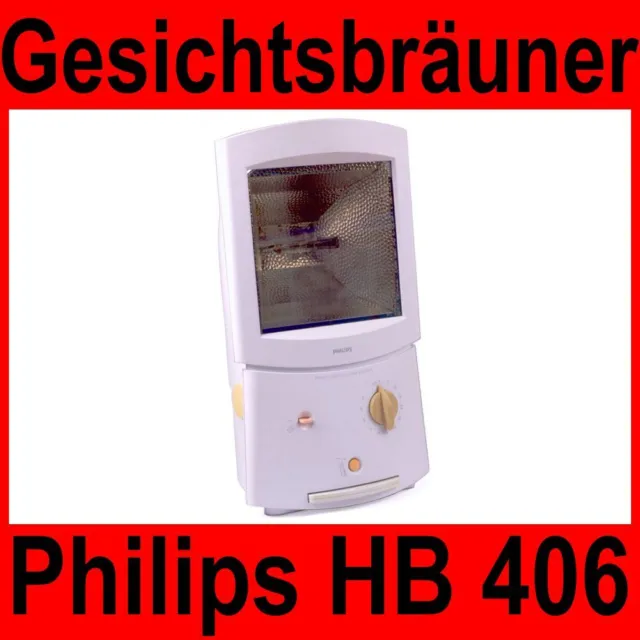 Solarium Philips HB 406 Homesun Gesichtbräuner Oberkörperbräuner Heimsolarium