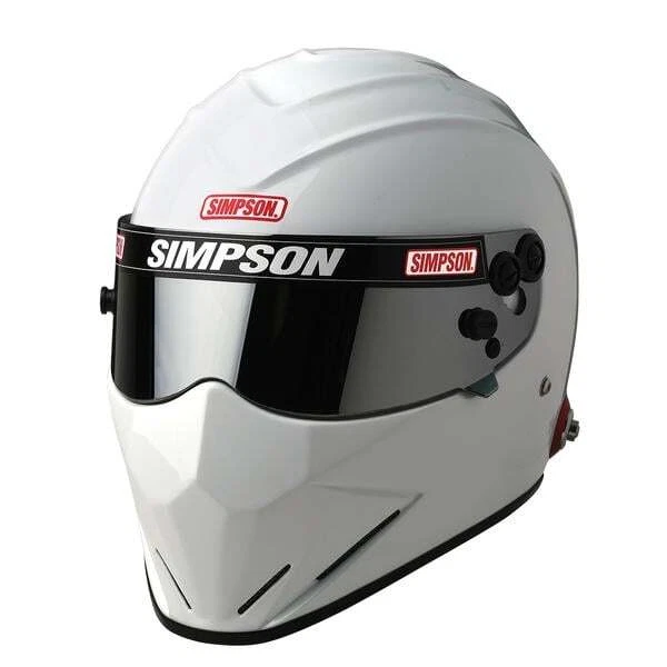 Simpson Racing 7297181 SA2020 Diamondback Racing Helmet 7-1/8 White
