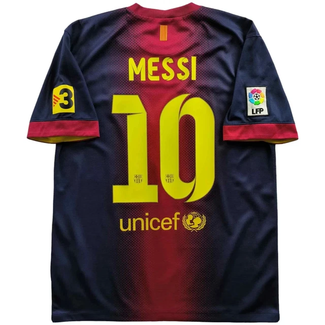 Nike FC Barcelona 2012-13 home Lionel Messi football shirt jersey size M