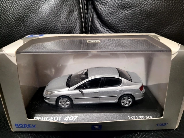 Miniature Majorette Peugeot 407 Blanche – Échelle 1/61, Made In France (occasion)