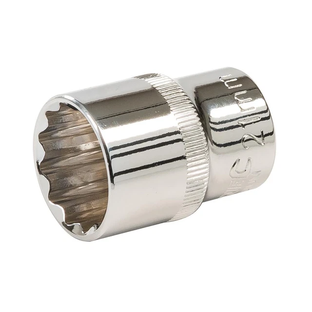 Silverline Steckschlüsseleinsatz – 16 Mm, 1/2" Antrieb, Aus Chrom-Vanadium-Stahl