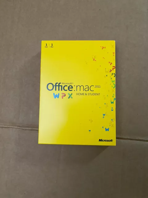 Microsoft Office MAC 2011 Home and Student Retail with Product Key