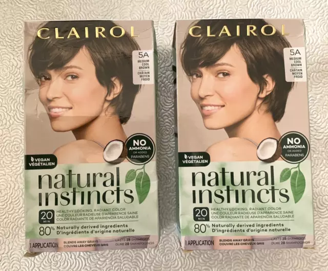 8. Clairol Natural Instincts Semi-Permanent Hair Color, 8G Medium Golden Blonde, Sunflower, 3 Count - wide 1