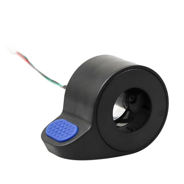 Accélérateur à Pouce Pour Trottinette électrique – étanche, Antidérapant, Noir