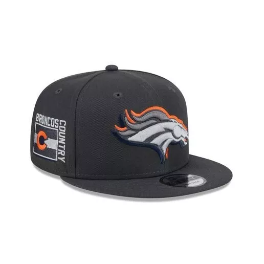 DENVER BRONCOS 2024 NFL Draft New Era 9FIFTY Snapback Hat Orange 64.
