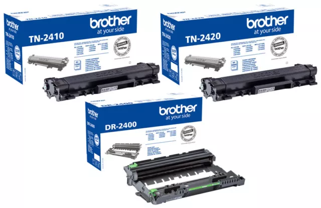 Toner Premium Cartouche - 1 Tambour DR-2400 + 1 Toner TN-2420 - Compatible  pour Brother HL-L2350DW L2310D L2357DW L2375DW L2370DN