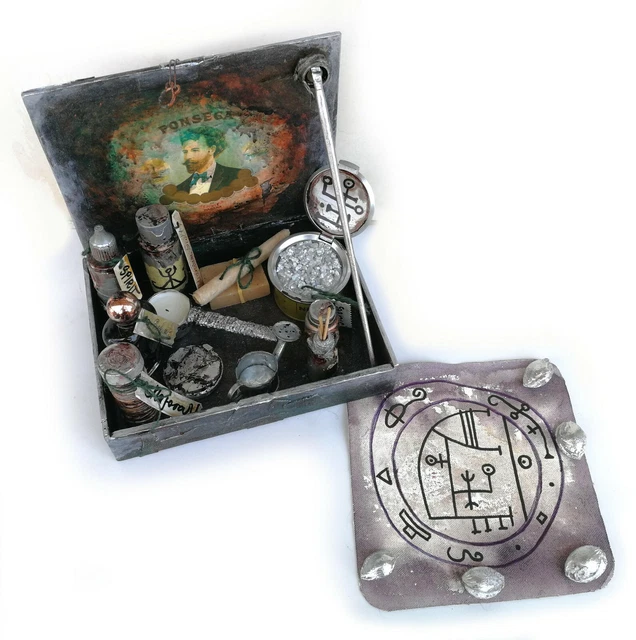 Witch Ritual Set BOX WITCHCRAFT KIT starter ritual magic wicca pagan altar witch spell ...