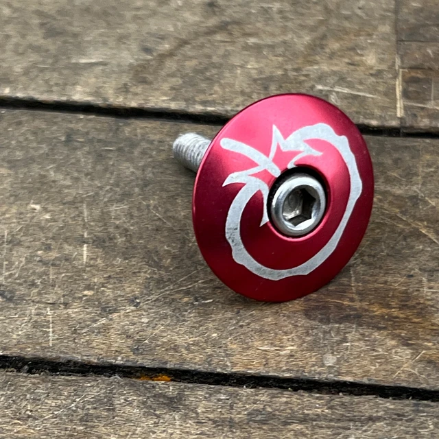 Vintage Schwinn Homegrown Headset Top Cap 1 1/8 Threadless Tomato MTB BMX 90s