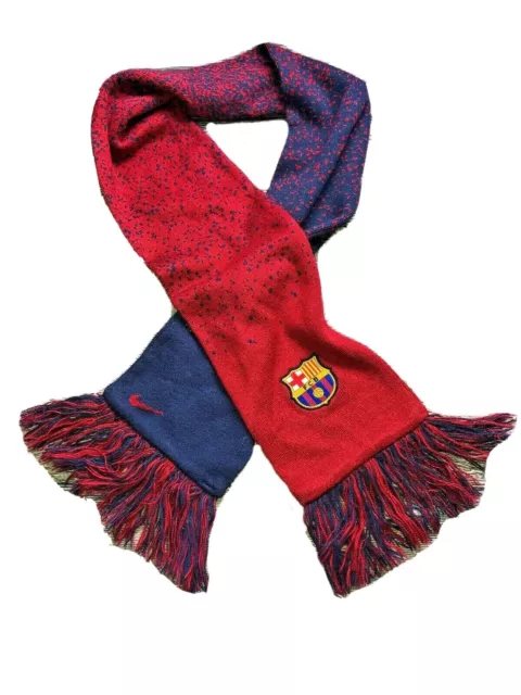 FCB  Barcelona Unisex Scarf Nike Red Navy Football Soccer Fan Gear
