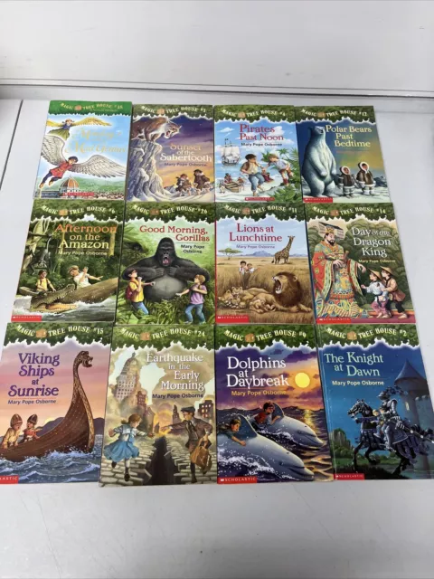 Magic Tree House Chapter Books by Mary Pope Osborne Mixed Lot of 12