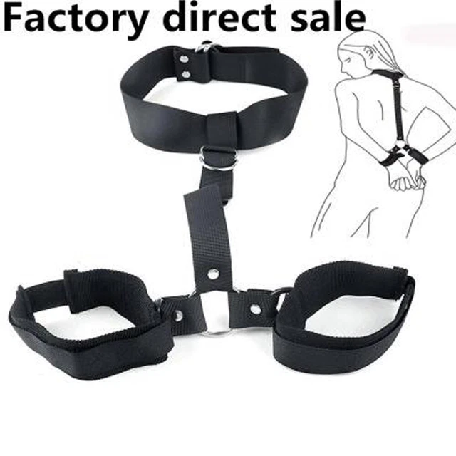 SEX-HAND-CUFFS-NECK-COLLAR-BDSM-BONDAGE-RESTRAINT-TOYS -FOR-COUPLES-EROTIC-SM-TOY EUR 7,88